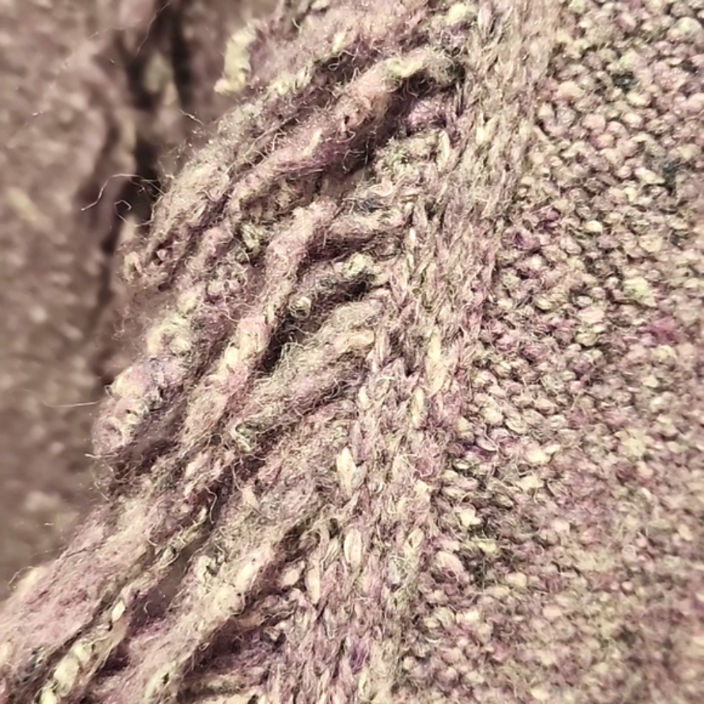 Ruby Road purple 💜 fringe long line cardigan 2x - Picture 4 of 5